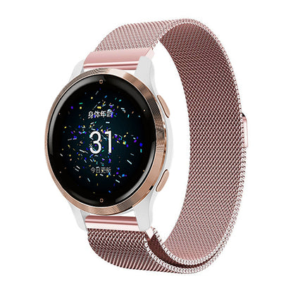 Stainless Steel Milanese Magnetic Bracelet for Garmin venu 2/venu SQ/venu 2S Venu2S Gold