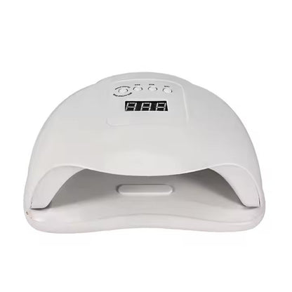 UV LED Nail Lamp 54W with 10s 30s 60s 99s Timer, White