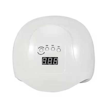 UV LED Nail Lamp 54W with 10s 30s 60s 99s Timer, White