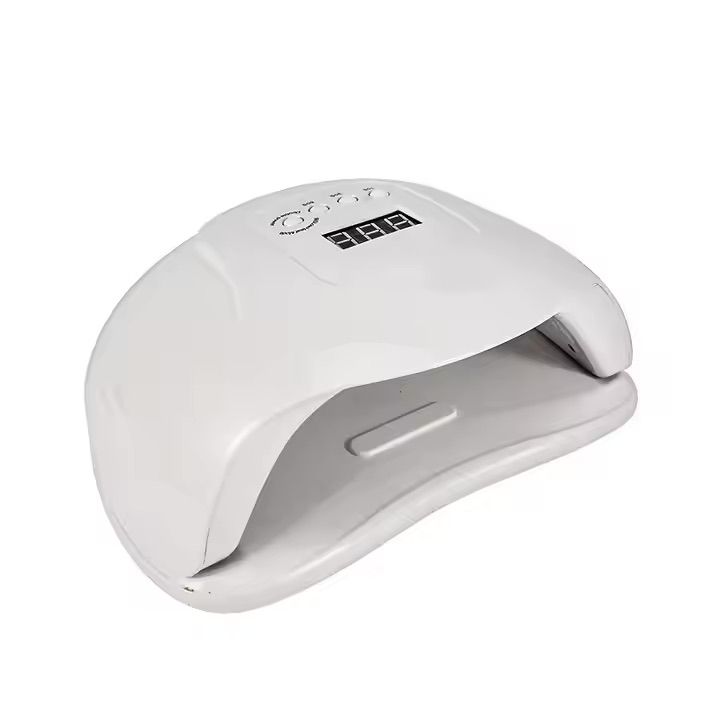 UV LED Nail Lamp 54W with 10s 30s 60s 99s Timer, White