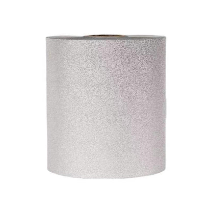 100m Hair Foil, Embossed Silver