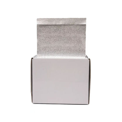 100m Hair Foil, Embossed Silver