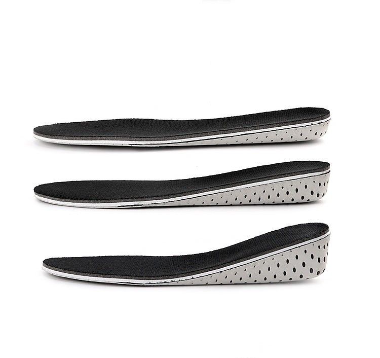 Shoe Insoles for Height Increase 2cm, 3cm, 4cm, Black