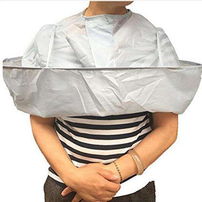 Hairdressing cape, cutting cape umbrella, silver