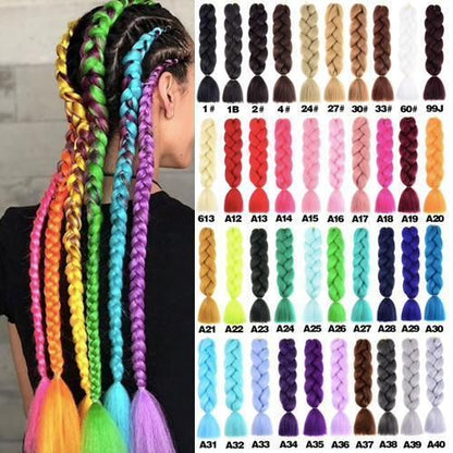 Giant braids reggae braids gradient braids, beige