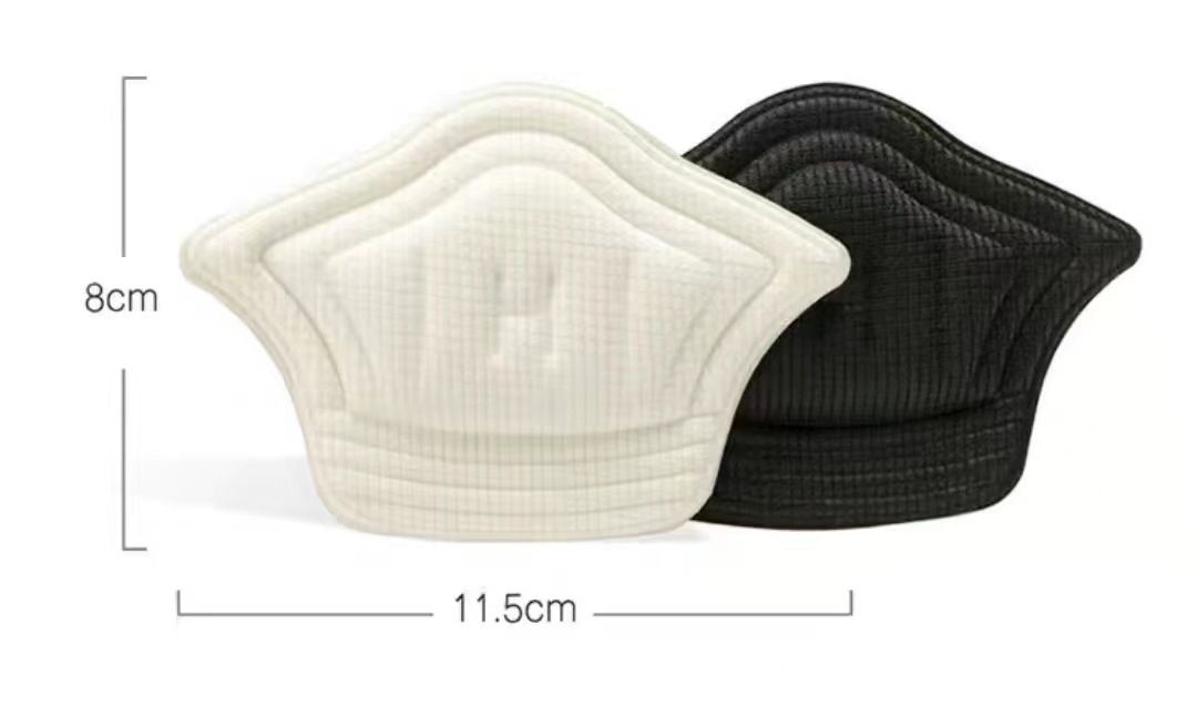 Heel Inserts, 1 Pair, Soft Effective Shoe Inserts, Black