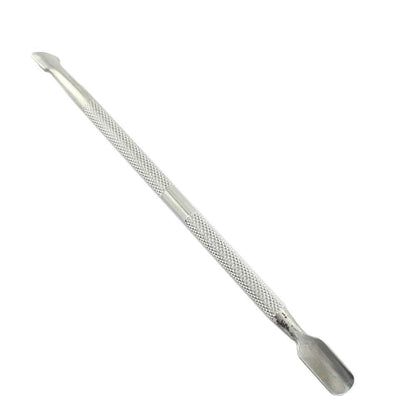 Cuticle pusher 2 in 1 silver