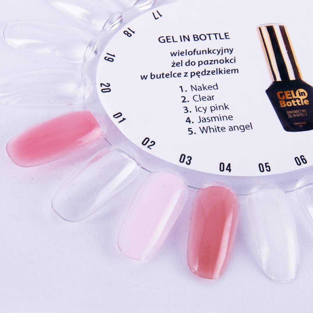 Mollylac UV LED Gel 10g, Icy Pink Base Coat, Compatible with Mollylac