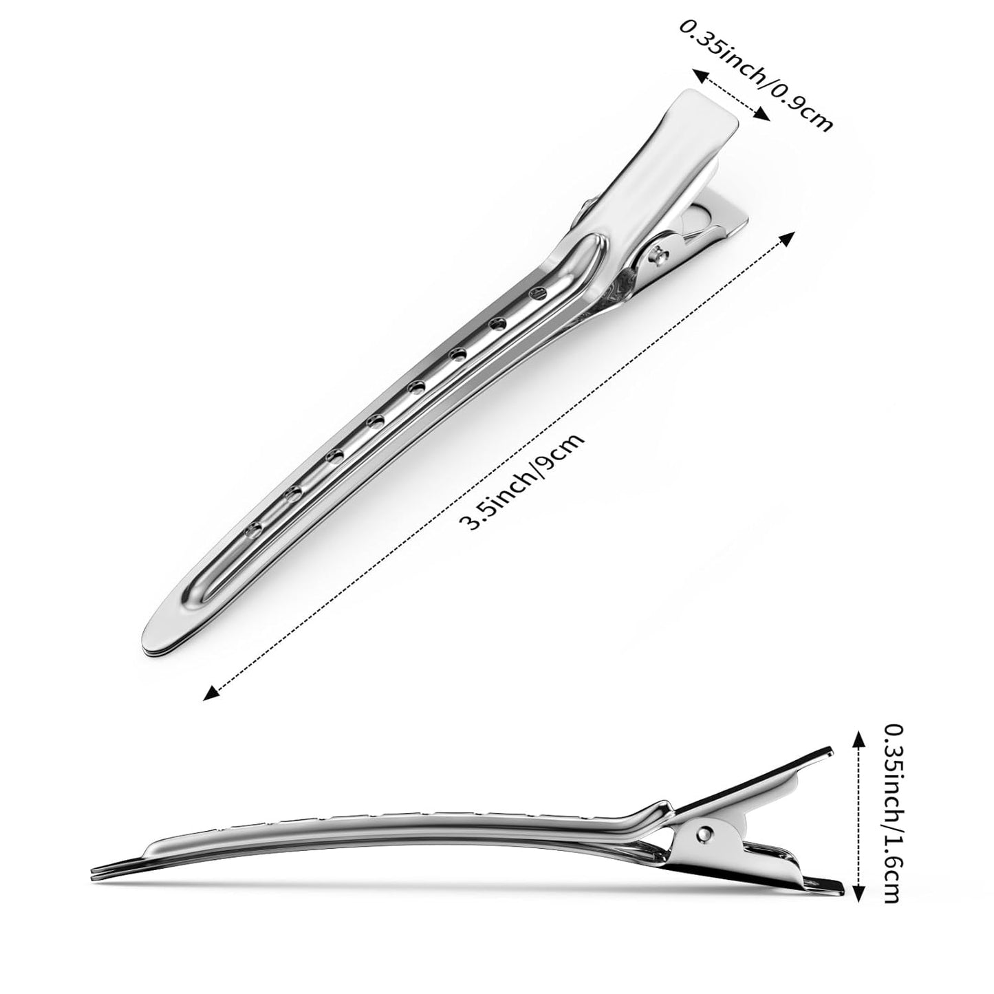30PCS Hair Clips for Women, Girls & Hair Pins: l Non-Slip 20 Mini 1.89" Snap & 10 Large 3.5" Alligator & Duckbill Sectioning Clips, Salon Styling & Kids Hairstyle Use (Multi-Color)