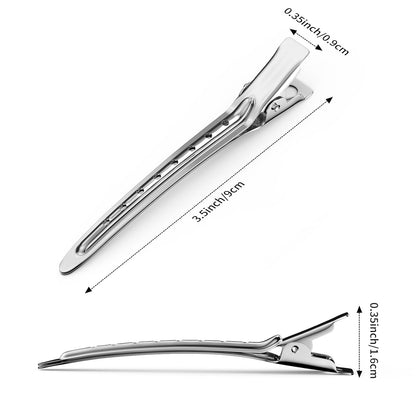 30PCS Hair Clips for Women, Girls & Hair Pins: l Non-Slip 20 Mini 1.89" Snap & 10 Large 3.5" Alligator & Duckbill Sectioning Clips, Salon Styling & Kids Hairstyle Use (Multi-Color)