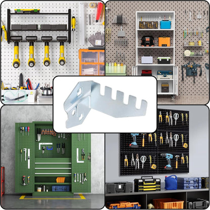 Saw Blade Storage Rack Fits 3/8" Pegboard Heavy Duty Saw Blade Holder Metal Pegboard Accessorie for Craft Workshop, Office and Home -1 Pair