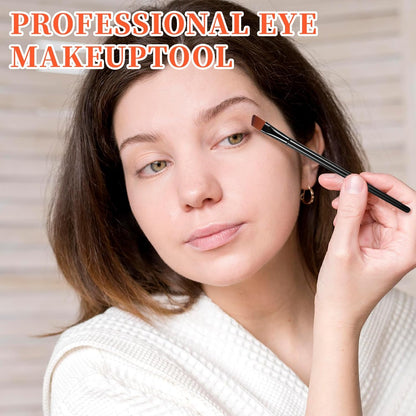 100 PCS Eyebrow Tint Brush, Eyeliner Brush Set Black Eyeliner Brushes Fine Angled Ultra Thin Angled Eyeliners Brushes
