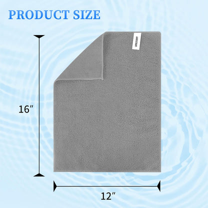 Microfiber Cleaning Cloth - Pack of 8, Size: 12 x 16 in, Multi-Functional Cleaning Towels, Highly Absorbent Cleaning Rags, Lint-Free, Streak-Free Cleaning Cloths for Car Kitchen Home