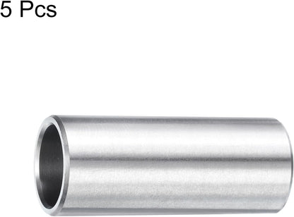 5pcs Stainless Steel Spacer 1/2" Bore x 5/8" OD x 1-1/2" Length Screw Standoff Bushing Plain Finish Round Metal Spacer for 1/2 Screws Bolts and Rods