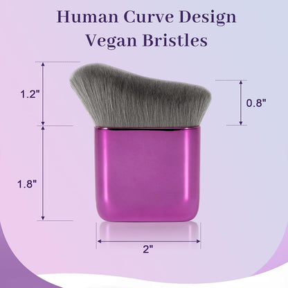Self Tanner Brush 2PCS Body Makeup Brush for Flawless Face and Body Makeup, Sunless Tanner Blending Brush Body Brush for Self Tanner, Bronzer, Foundation, Vegan & Cruelty Free