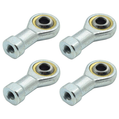6mm Inside Dia Rod End Bearing Self Lubricating, M6 x 1.0 Female Thread Connector Joint, SI6T/K Rod End Ball Bearing, Pack of 4