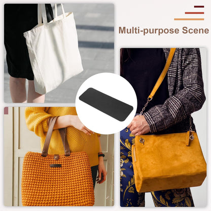 2Pcs Felt Base Shaper, 13.8x5 Inch Rectangle Bag Bottom Shaper Pad Bag Cushion Base Purse Liner Board Insert Arc Corner for Handbags Tote Crossbody Bag Backpack, Black