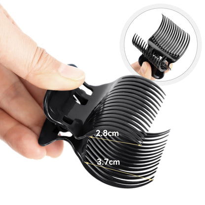 20 Pcs Hot Roller Clips for Hair, Curler Claw Clip for Women Hair Section Styling (Black, 2inch)