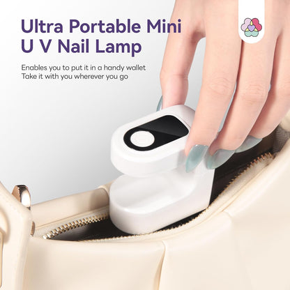 LED UV Nail Lamp with Timer and Display Multi-color Gel Nail Dryer for Gel Polish
