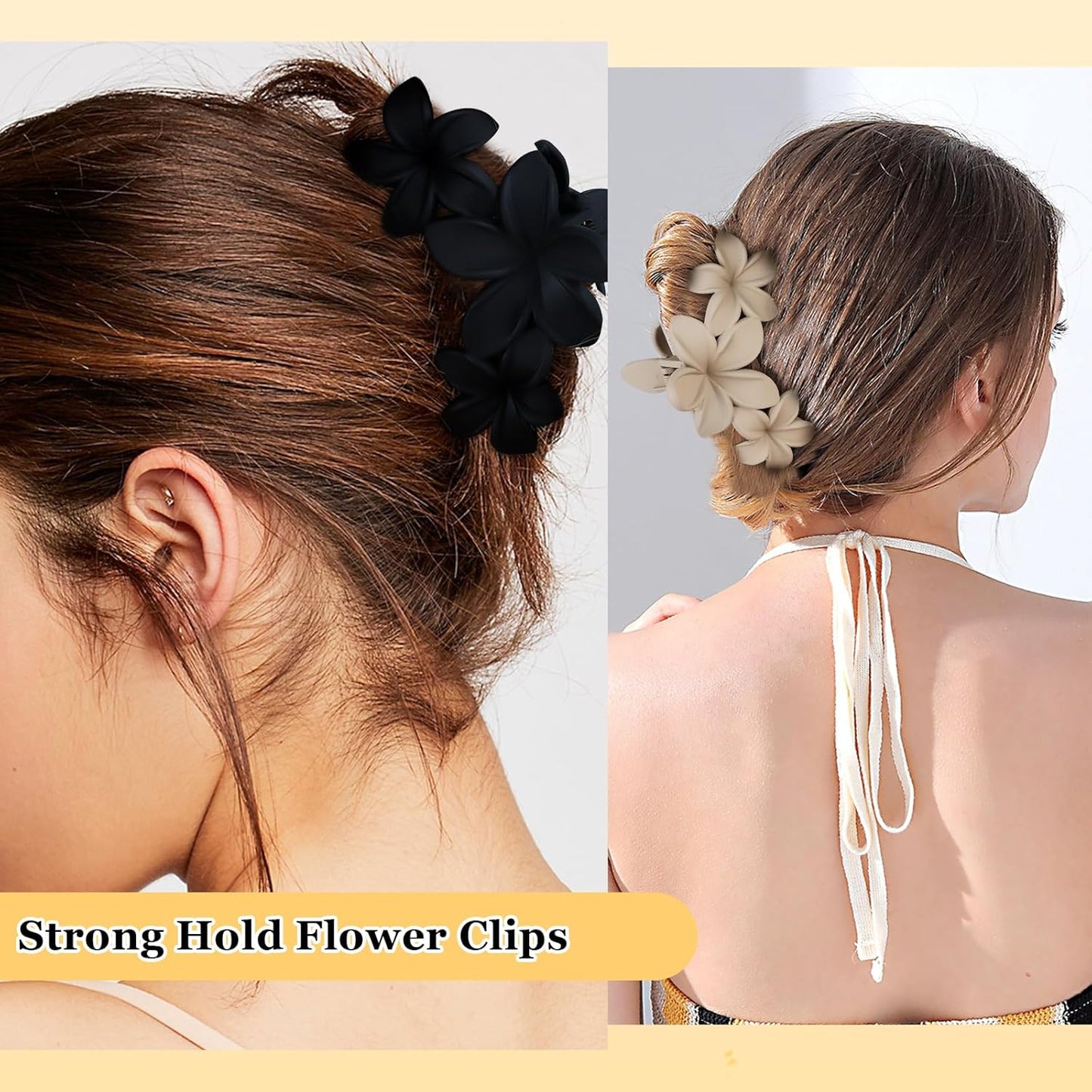 4 Pack Large Hair Clips 11.5cm Anti-Slip Strong Grip Hair Accessories for Women