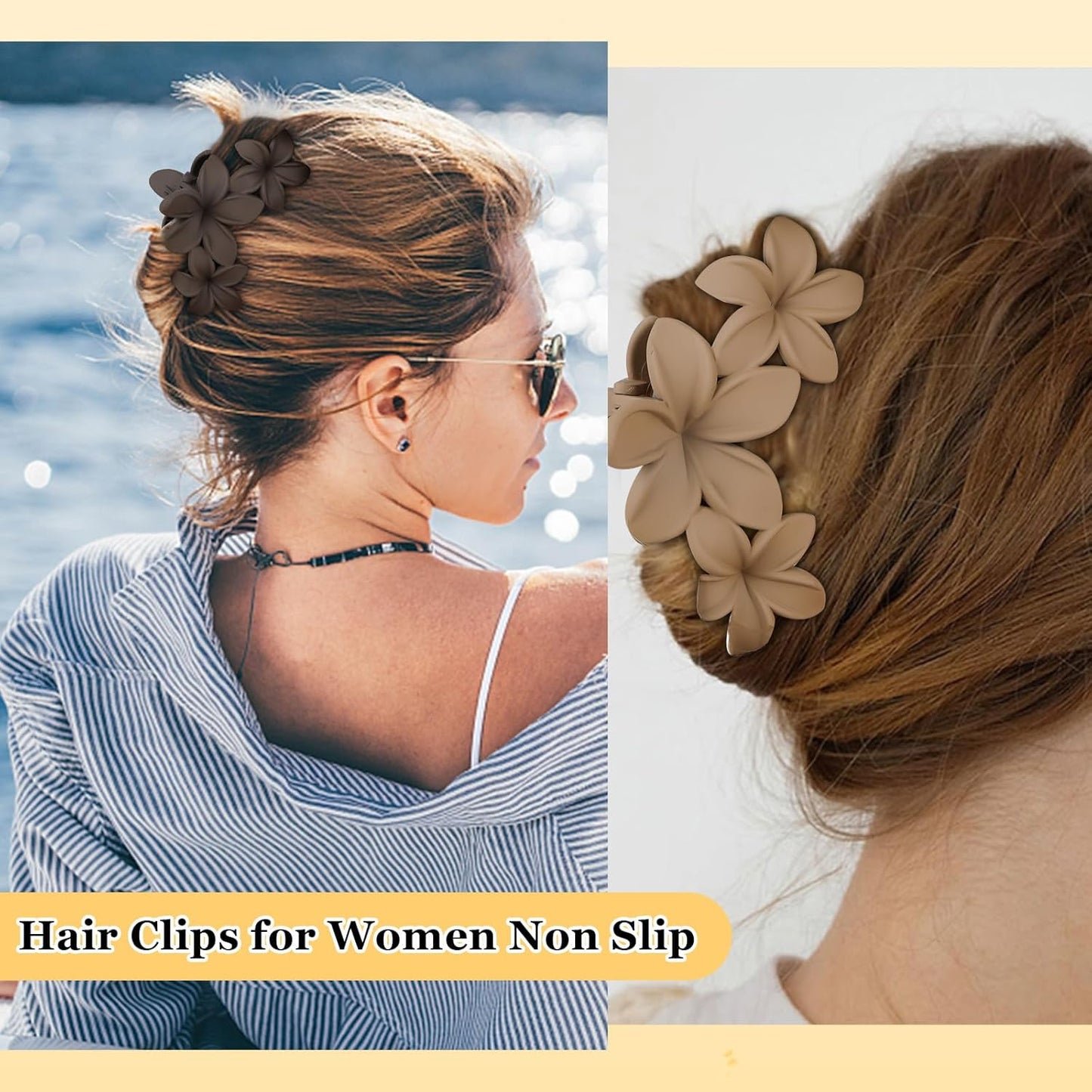 4 Pack Large Hair Clips 11.5cm Anti-Slip Strong Grip Hair Accessories for Women
