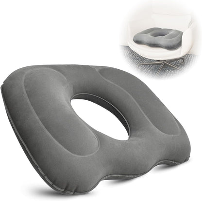 1 Piece Grey Anti-Slip Ring Cushion Chair Pad for Office Chair