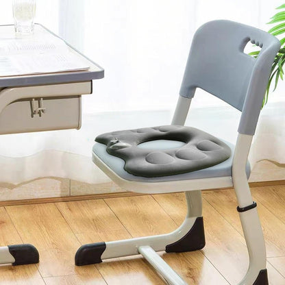1 Piece Donut Seat Cushion Anti-Slip for Office Chair Car Grey Comfort Support Pillow