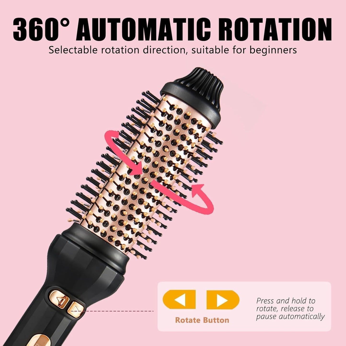 Automatic Curling Iron Hair Styler - Black