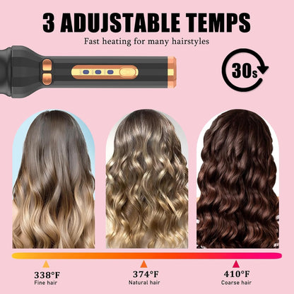 Automatic Curling Iron Hair Styler - Black