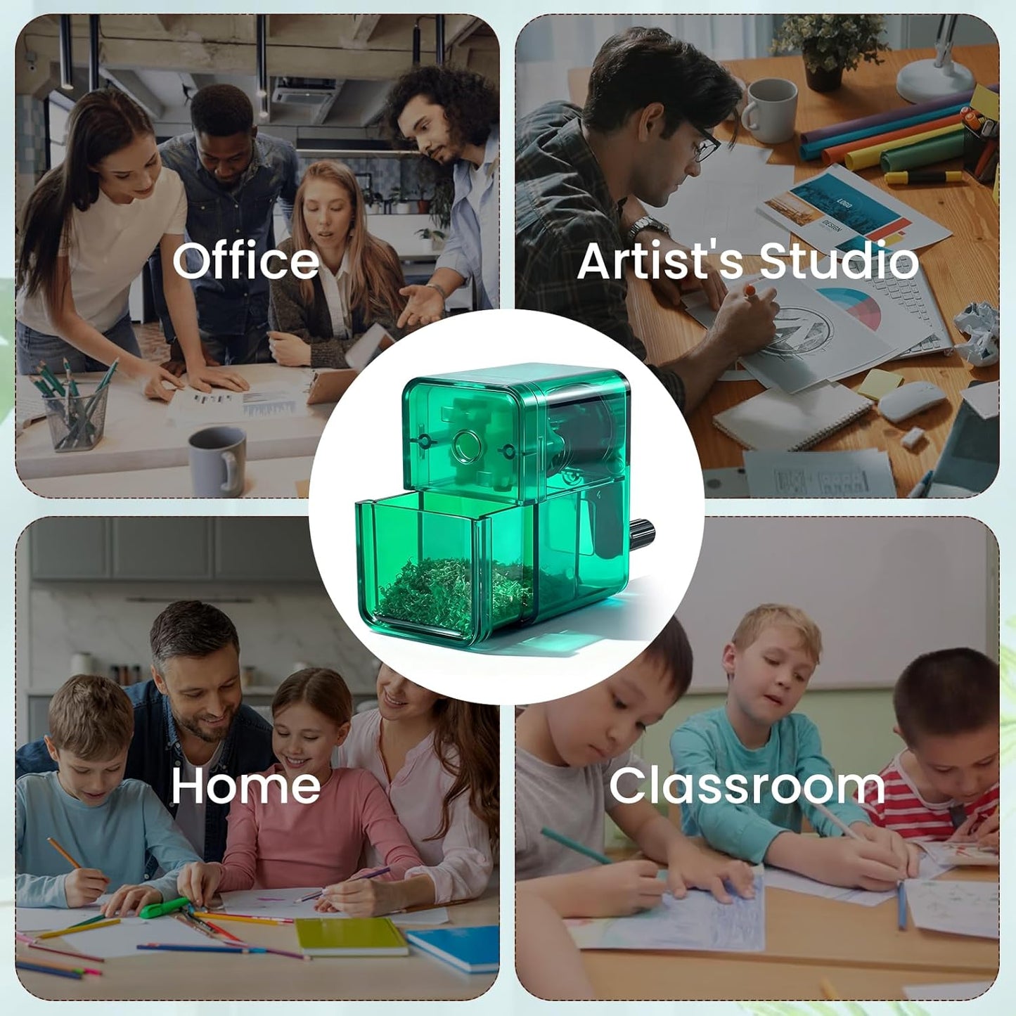 Adjustable Green Tabletop Puntenslijper 1 Piece