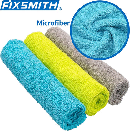 Microfiber Cleaning Cloth - Pack of 8, Size: 12 x 16 in& Microfiber Cleaning Cloth, 20 Pack Cleaning Rags, Cleaning Towels for Housekeeping