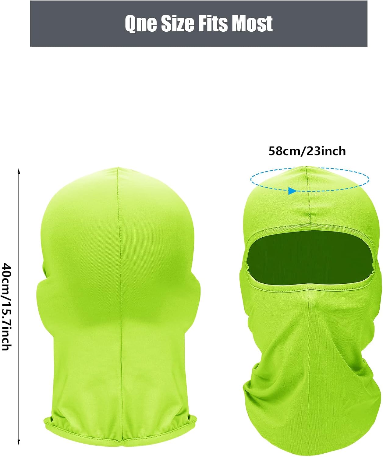 9 Pcs Ski Mask for Men Full Face Cover UV Sun Protection Cooling Balaclava Neck Gaiter Clothing Scarf Bandana