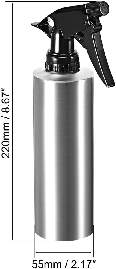 11.8oz/350ml Spray Bottle 304 Stainless Steel with Fine Mist Sprayer, Empty Refillable Container for Kitchen Bathroom or Plants Water Sprayer