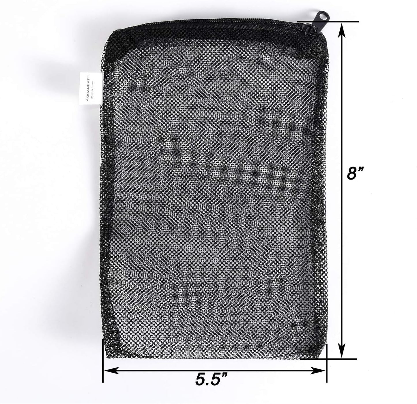 Filter Media Mesh Bags with Plastic Zipper Reable… (6PCS)