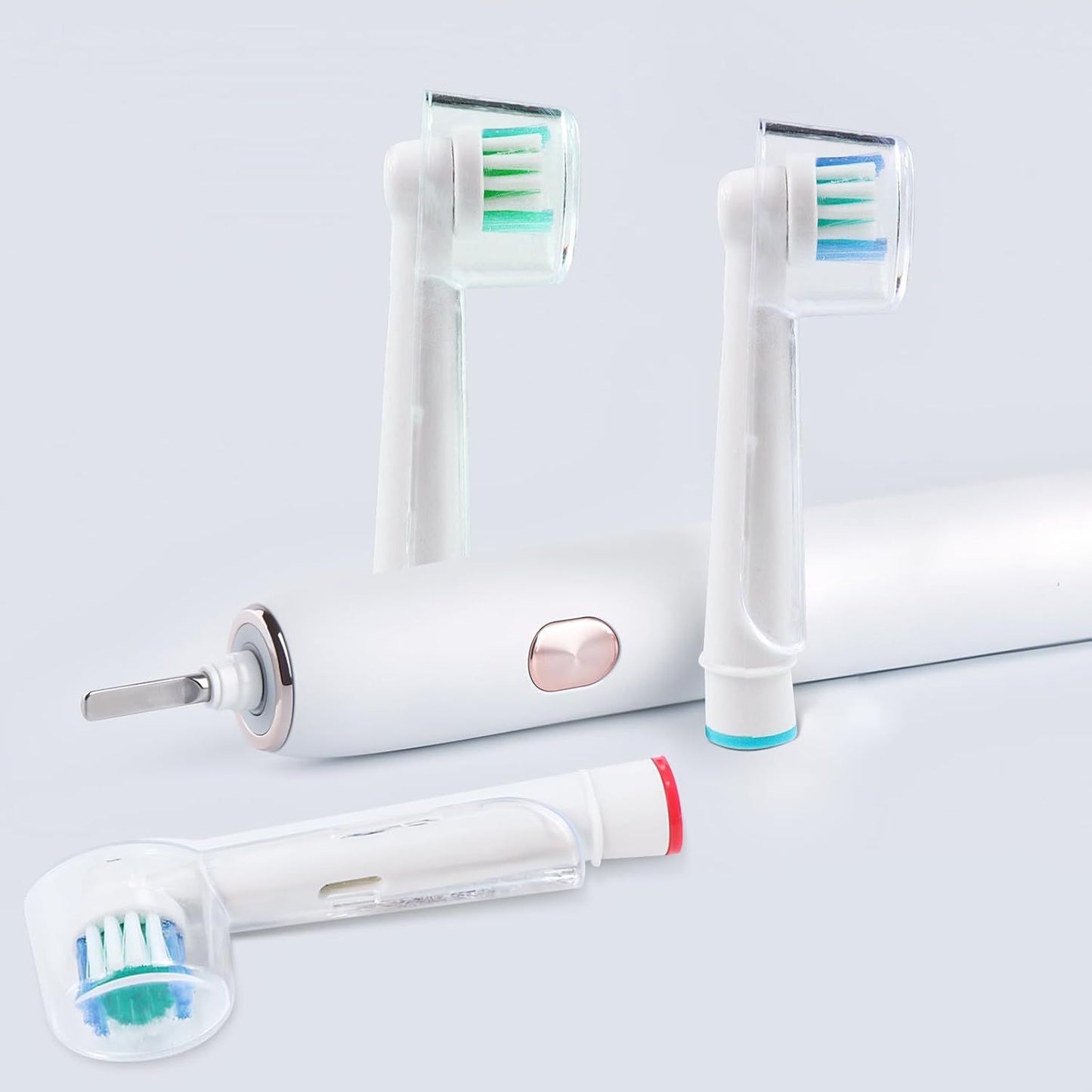 Toothbrush Head Covers Compatible with Oral-B Braun Replacement Brush Heads, Clear Toothbrush Protection Cover, Tooth Brush Head Covers for Home, Travel and Everyday Use(10 PCS)