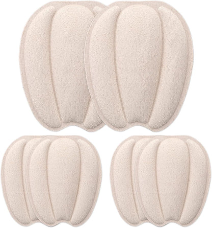 3 Pairs Tongue Pads for Shoe Too Big, Non Slip Tongue Cushion Insert for Loose Shoe Size Reducer Heel Pads Grips Cushion Inserts Replacement Shoes Filler for Men Women (Beige)