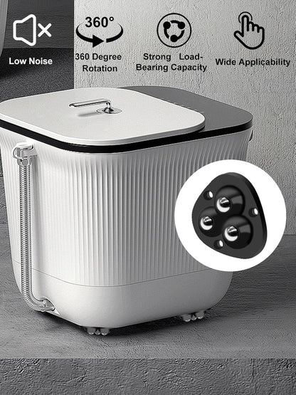 Small Appliance Caster Wheels,12 Pcs Mini Appliance Rollers for Kitchen Appliances Countertop 360°Rotation Self Adhesive Swivel Wheels for Coffee Maker,Storage Bins,Trash Can(Black)