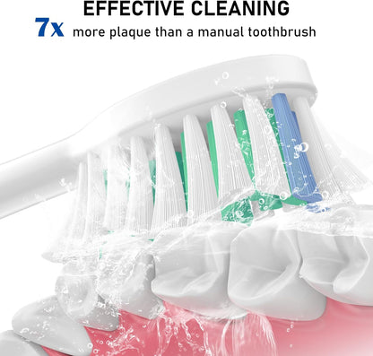 Toothbrh Heads & Dish Brh Refills 4 Pack OXO Dish Scrubber Philips Sonicare Soft Dupont Bristles Replacement Toothbrh Heads for Oral Care