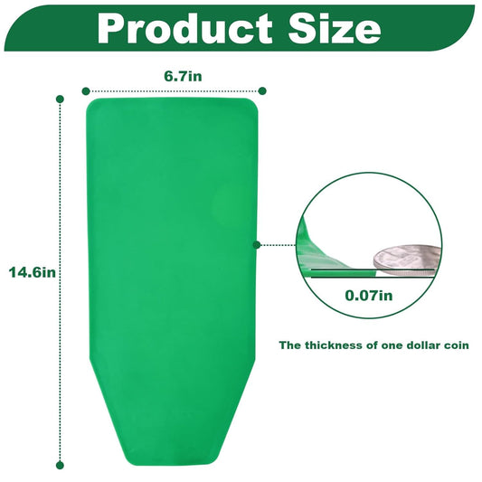 Green flexible oil funnel with wide top and narrow spout