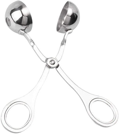 DodoBee Meatball Scoop Ball Maker, 2PCS Stainless Steel Meat Baller Tongs, Cake Pop Maker Meatball Scooper Cake Pop Scooper Melon Baller Rice Dough Ice Tongs for Kitchen Tools, Ball Size 1.38"&1.78"