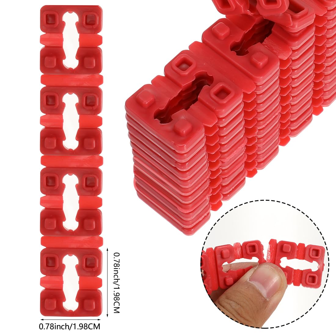 Outlet Spacers Switch and Receptacle Spacer 48 PCS Socket Spacers Plastic Shims for Electrical Box Extender Loose Outlets Plug Fix
