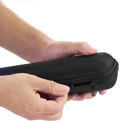 Portable EVA Bottle Opener Storage Case with Oxford Cloth Cover, Compact Holder for Electric Openers, Black, 31x7x7cm