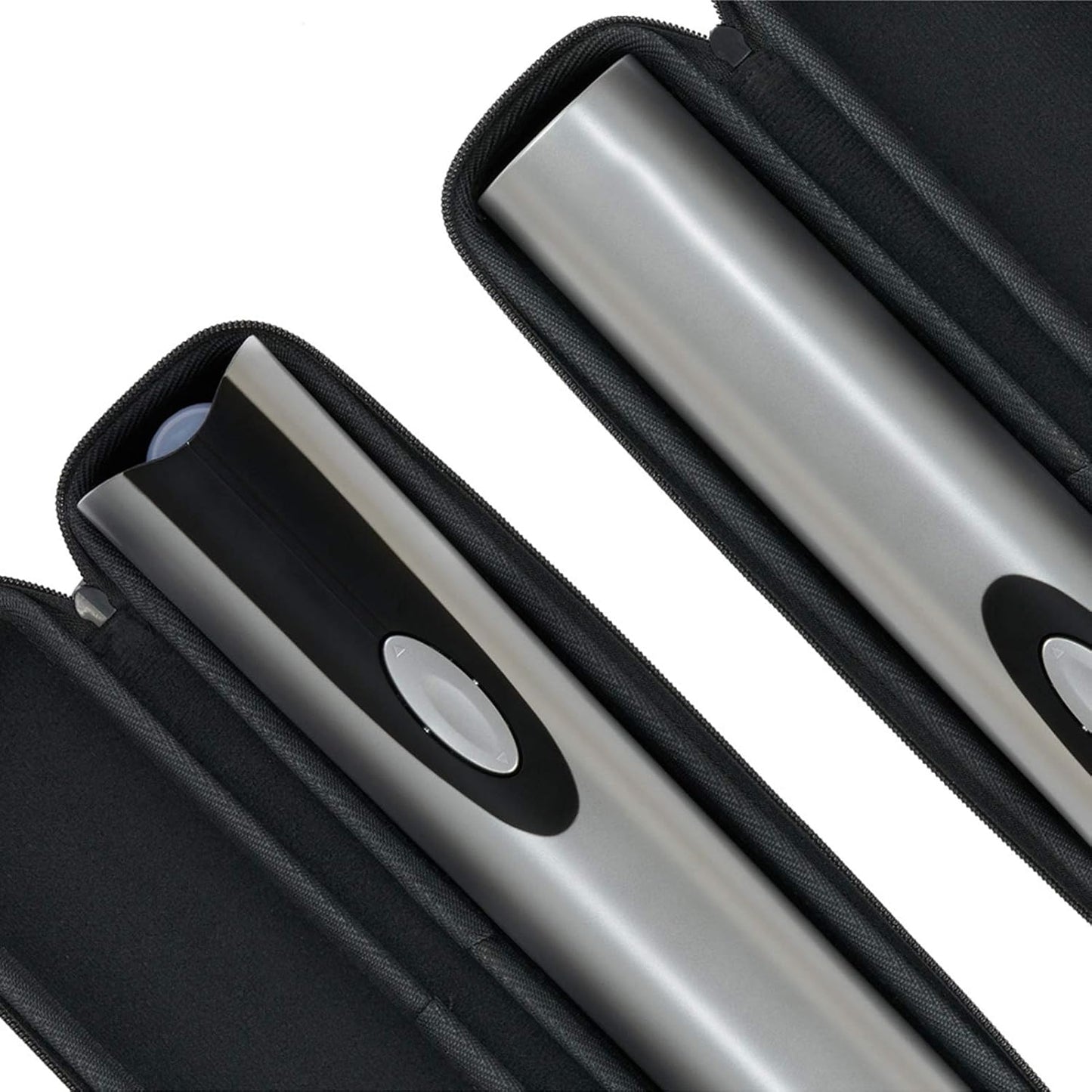 Portable EVA Bottle Opener Storage Case with Oxford Cloth Cover, Compact Holder for Electric Openers, Black, 31x7x7cm
