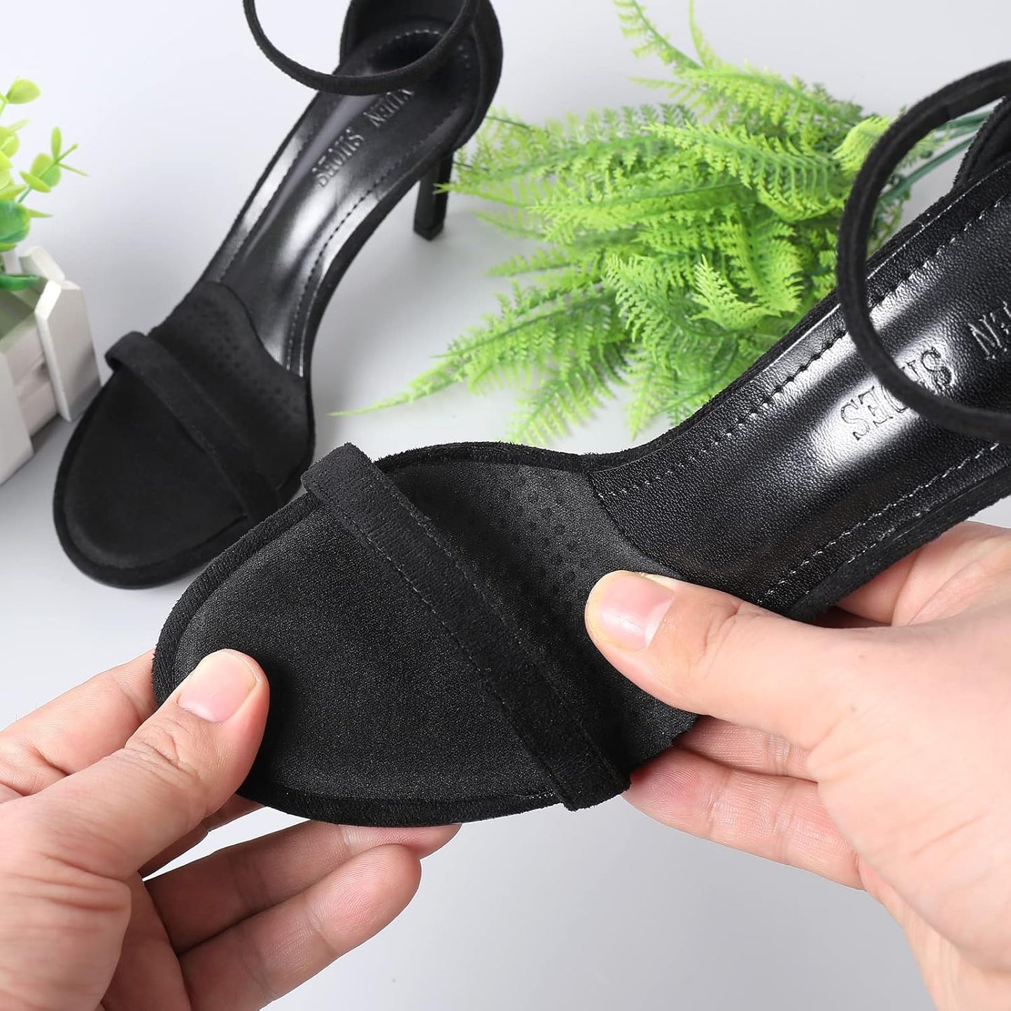 Metatarsal Pads Women, Forefoot Pads for Women,Anti Sliding Foot Pads for Open Toe Shoe, Ball of Foot Cushions, Shoe Pads Heel Pads for Stop Feet from Sliding Forward, Heel inserts for women