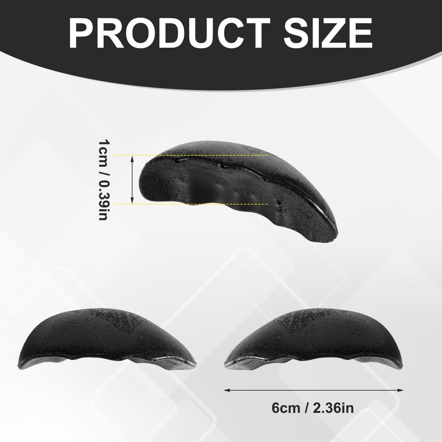 Shoe Filler for Too Big Shoes, Toe Insert to Make Boot Fit Tighter Fillers Cushion Inserts Loose Boots Men and Women (Size S, 2.36x0.39 Inch) -