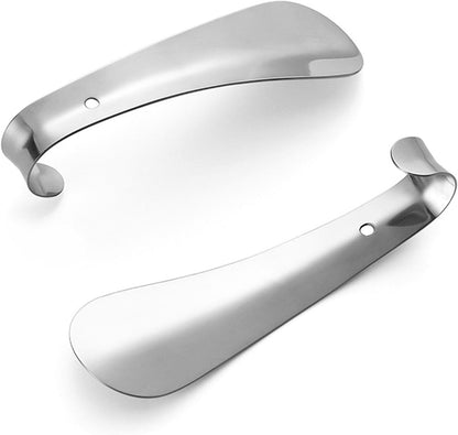 Metal Shoe Horn, Travel Horn Stainless Steel Helper Stick Portable Horns Spoon for Women