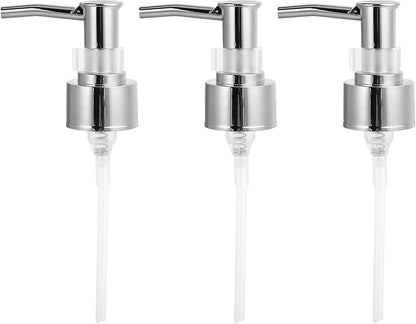 Hand Soap Pump, Pump Replacement Bottle Nozzle for Lotion Massage Oil Bottle(Silver )