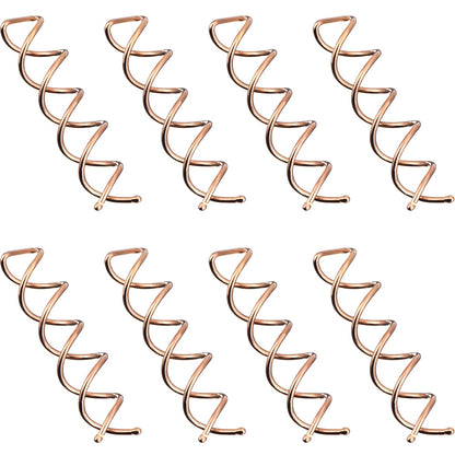 Spiral hair pins - rotating clips - knot rollers - DIY - rotating styling - hair sticks - hair styling tools - 20-piece set - rose gold