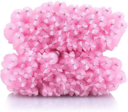 Lash Brush - 100 pieces - Disposable Lash Brush - For Eyelash Extensions - Pink - Crystal Mascara Stick - Applicator