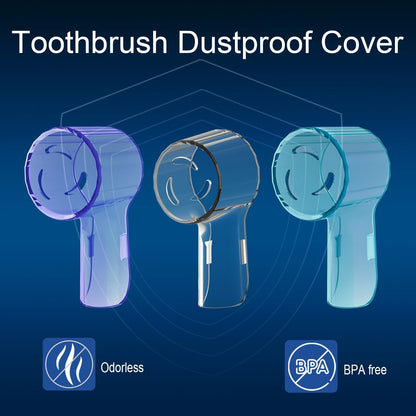 6 Pack Toothbrush Heads Dustproo Cover Compatible with Oral B, its or Oral-B iO Series, Pro 1000, 1500, 5000, 7500 Electric Toothbrush, Protects Brush Head and Convenient Travel